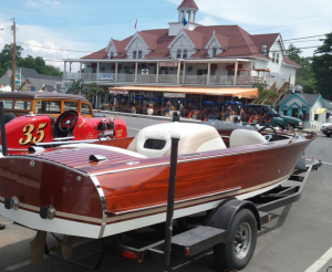 Antique boat & cars at RIcks